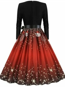 Women's Christmas Party Dress Swing DressKnee Length Dress Green Purple Wine Red Black Long Sleeve Santa Claus Elk Snowman Print Fall Winter V Neck Vintage Party Elegant Party 2022 S M L XL XXL 3XL 25 Women's Christmas Party Dress Swing DressKnee Length Dress Green Purple Wine Red Black Long Sleeve Santa Claus Elk Snowman Print Fall Winter V Neck Vintage Party Elegant Party 2022 S M L XL XXL 3XL -LIGHTINTHEBOX Shop mtvbbu1665475506146