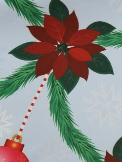 Women's Christmas Casual Dress Swing Dress Midi Dress Blue Purple Royal Blue Light Blue White Long Sleeve Santa Claus Elk Tree Bow Print Winter Fall V Neck Vacation Vintage 2022 S M L XL -LIGHTINTHEBOX Shop mwfgyh1666927313046