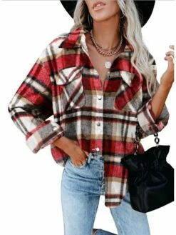 Women's Blouse Shacket Pink Red Blue Plaid Button Pocket Print Long Sleeve Casual Fashion Shirt Collar Regular Fit Spring &Fall 25 Women's Blouse Shacket Pink Red Blue Plaid Button Pocket Print Long Sleeve Casual Fashion Shirt Collar Regular Fit Spring &Fall -LIGHTINTHEBOX Shop myuzaf1694777502119