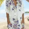 Women's Shirt Dress Casual Dress Shift Dress Mini Dress Outdoor Daily Vacation Linen Fashion Casual Stand Collar Button Pocket Long Sleeve Summer Spring Fall 2023 Regular Fit White Blue Purple Floral 2 Women's Shirt Dress Casual Dress Shift Dress Mini Dress Outdoor Daily Vacation Linen Fashion Casual Stand Collar Button Pocket Long Sleeve Summer Spring Fall 2023 Regular Fit White Blue Purple Floral -LIGHTINTHEBOX Shop nbnfox1677233174023