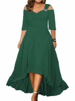 Women‘s Plus Size Curve Party Dress Swing Dress Formal Dress Solid Color Midi Dress Half Sleeve Hollow Out Plus High Low V Neck Elegant Party Black White Summer Spring L XL XXL 3XL 4XL 38 Women‘s Plus Size Curve Party Dress Swing Dress Formal Dress Solid Color Midi Dress Half Sleeve Hollow Out Plus High Low V Neck Elegant Party Black White Summer Spring L XL XXL 3XL 4XL -LIGHTINTHEBOX Shop ncnvta1679466848913