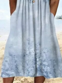 Women‘s Plus Size Curve Casual Dress A Line Dress Floral Midi Dress Short Sleeve Ruched Button V Neck Fashion Daily Green Light Blue Summer Spring L XL XXL 3XL -LIGHTINTHEBOX Shop ndyokf1680162409841