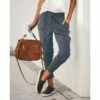 Women's Cargo Pants Chinos Slacks Ankle-Length Pocket Stretchy Mid Waist Streetwear Casual / Sporty Daily Weekend Black Wine S M Summer Spring &Fall 2 Women's Cargo Pants Chinos Slacks Ankle-Length Pocket Stretchy Mid Waist Streetwear Casual / Sporty Daily Weekend Black Wine S M Summer Spring &Fall -LIGHTINTHEBOX Shop newesj1668080542471