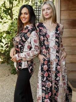 Women's Shirt Blouse Black Flower Button Print Long Sleeve Casual Holiday Going Out Fashion Streetwear Casual Shirt Collar Regular Fit Fall Winter -LIGHTINTHEBOX Shop nimjtq1697800838372