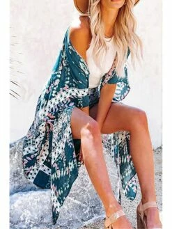 Women's Swimwear Cover Up Beach Top Normal Swimsuit UV Protection Printing Flower White Blue Green Bathing Suits New Vacation Stylish 21 Women's Swimwear Cover Up Beach Top Normal Swimsuit UV Protection Printing Flower White Blue Green Bathing Suits New Vacation Stylish -LIGHTINTHEBOX Shop njtbat1656053826501