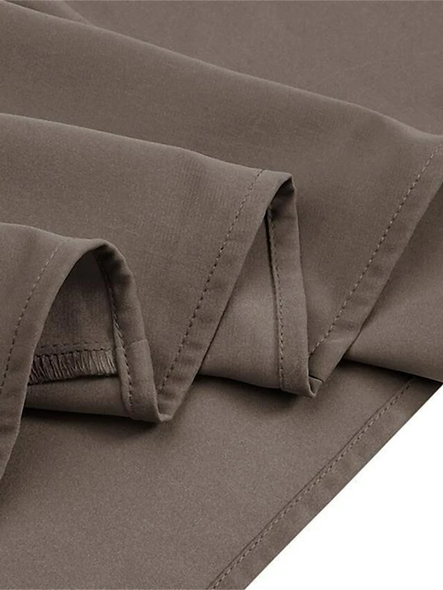 Women's Casual Dress Cotton Linen Dress Abaya Maxi Long Dress Linen / Cotton Blend Classic Casual Outdoor Daily Vacation Crew Neck Ruched Long Sleeve Spring Fall Winter 2023 Loose Fit Black Brown 8 Women's Casual Dress Cotton Linen Dress Abaya Maxi Long Dress Linen / Cotton Blend Classic Casual Outdoor Daily Vacation Crew Neck Ruched Long Sleeve Spring Fall Winter 2023 Loose Fit Black Brown - Image 6