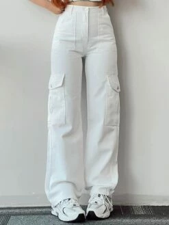 Women‘s Cargo Khaki Parachute Pants Chinos Trousers Full Length Cotton Micro-elastic Mid Waist Fashion Streetwear Street Daily Apricot Pink ArmyGreen S M Fall Winter 14 Women‘s Cargo Khaki Parachute Pants Chinos Trousers Full Length Cotton Micro-elastic Mid Waist Fashion Streetwear Street Daily Apricot Pink ArmyGreen S M Fall Winter -LIGHTINTHEBOX Shop nmmick1693295361574