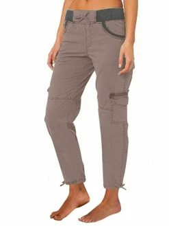 Women's Cargo Pants Pants Trousers Full Length Cotton Pocket Micro-elastic Mid Waist Fashion Streetwear Street Daily Dark Brown Peacock Blue S M Summer Fall -LIGHTINTHEBOX Shop noqppe1691047631260