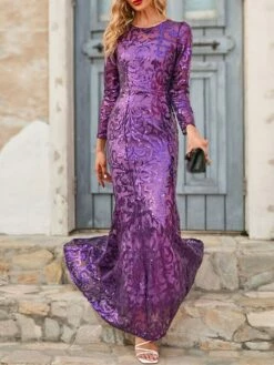 Women's Prom Dress Party Dress Sequin Dress Long Dress Maxi Dress Purple Gold Long Sleeve Solid Color Sequins Spring Fall Winter Crew Neck Fashion Party Winter Dress Wedding Guest 2022 S M L XL XXL 17 Women's Prom Dress Party Dress Sequin Dress Long Dress Maxi Dress Purple Gold Long Sleeve Solid Color Sequins Spring Fall Winter Crew Neck Fashion Party Winter Dress Wedding Guest 2022 S M L XL XXL -LIGHTINTHEBOX Shop nrxxds1663663294574
