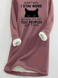 Women's Sweatshirt Dress Casual Dress Mini Dress Warm Fashion Outdoor Holiday Vacation Crew Neck Print Print Loose Fit Purple S M L XL XXL -LIGHTINTHEBOX Shop ntvljc1697792766556