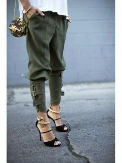 Women's Cargo Pants Harem Cigarette Full Length Pocket Drop Crotch Mid Waist Basic Business Black Army Green S M Summer Spring &Fall 13 Women's Cargo Pants Harem Cigarette Full Length Pocket Drop Crotch Mid Waist Basic Business Black Army Green S M Summer Spring &Fall -LIGHTINTHEBOX Shop nvmlfu1635923584449