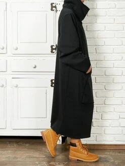 Women's Sweatshirt Dress Casual Dress Midi Dress Fashion Daily Outdoor Vacation Going Out Turtleneck Pocket Solid Color Regular Fit Black Yellow Purple S M L XL XXL -LIGHTINTHEBOX Shop nwjity1697541677362