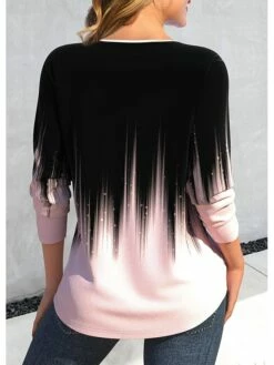 Women's T Shirt Tee Black Color Gradient Print Long Sleeve Daily Weekend Fashion V Neck Regular Fit Painting Spring &Fall 7 Women's T Shirt Tee Black Color Gradient Print Long Sleeve Daily Weekend Fashion V Neck Regular Fit Painting Spring &Fall -LIGHTINTHEBOX Shop nygwrk1695118360880