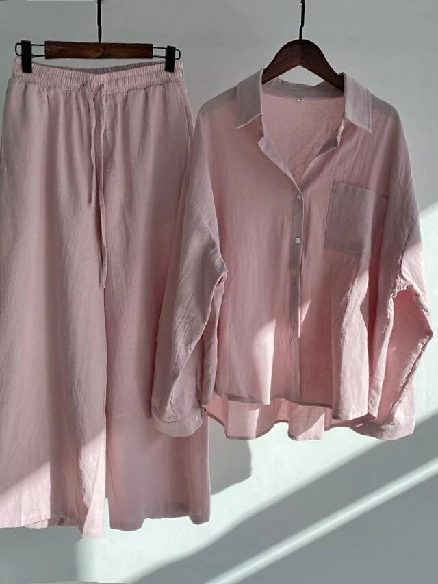 Women's Blouse Shirt Basic Grass Green Blue Work Casual Daily Solid Color Shirt Collar S M L XL 2XL 4 Women's Blouse Shirt Basic Grass Green Blue Work Casual Daily Solid Color Shirt Collar S M L XL 2XL - Image 2