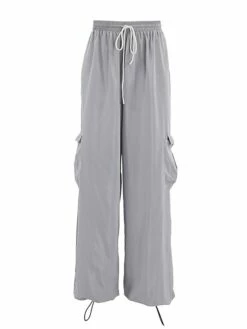 Women's Cargo Pants Pants Trousers Full Length Fashion Streetwear Street Daily Khaki Grey S M Fall Winter -LIGHTINTHEBOX Shop oirifv1694149799718