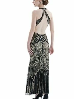 Women's Retro 1920s Sequin Dress Long Dress Maxi Dress Party Evening Party Sequins Backless Geometric Halter Neck Sleeveless Regular Fit Spring Fall 2023 Black Gold S M L XL 15 Women's Retro 1920s Sequin Dress Long Dress Maxi Dress Party Evening Party Sequins Backless Geometric Halter Neck Sleeveless Regular Fit Spring Fall 2023 Black Gold S M L XL -LIGHTINTHEBOX Shop ongpye1692942405411