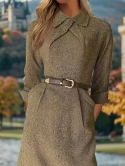 Women's Work Dress Casual Dress Sheath Dress Fashion Winter Dress Office Daily Midi Dress Button Pocket Shirt Collar Long Sleeve Plain Loose Fit Khaki Fall Winter S M L XL XXL 6 Women's Work Dress Casual Dress Sheath Dress Fashion Winter Dress Office Daily Midi Dress Button Pocket Shirt Collar Long Sleeve Plain Loose Fit Khaki Fall Winter S M L XL XXL -LIGHTINTHEBOX Shop oqksxf1697099148256