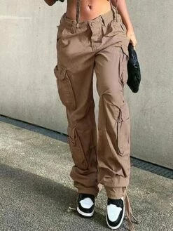 Women‘s Parachute pants Trousers Full Length Trousers Street Casual Rice White White / White S M All Seasons -LIGHTINTHEBOX Shop otxdde1694754139521