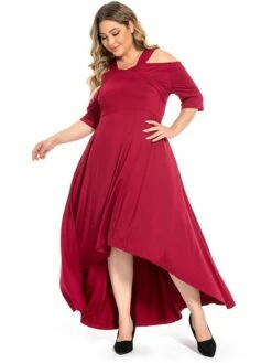 Women‘s Plus Size Curve Party Dress Swing Dress Formal Dress Solid Color Midi Dress Half Sleeve Hollow Out Plus High Low V Neck Elegant Party Black White Summer Spring L XL XXL 3XL 4XL 26 Women‘s Plus Size Curve Party Dress Swing Dress Formal Dress Solid Color Midi Dress Half Sleeve Hollow Out Plus High Low V Neck Elegant Party Black White Summer Spring L XL XXL 3XL 4XL -LIGHTINTHEBOX Shop otyard1694769367196