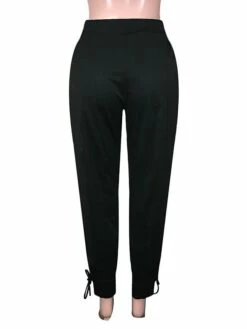 Women's Cargo Pants Plus Size Curve Active Chinos Full Length Micro-elastic Mid Waist Fashion Streetwear Street Daily Almond Black S M Fall Winter -LIGHTINTHEBOX Shop owbctz1693552832074