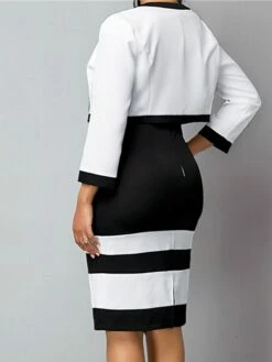 Women's Dress Set Two Piece Dress Sheath Dress Knee Length Dress Black Long Sleeve Striped Print Fall Winter Autumn Crew Neck Stylish Winter Dress Fall Dress 2023 S M L XL XXL 3XL 4XL 5XL 10 Women's Dress Set Two Piece Dress Sheath Dress Knee Length Dress Black Long Sleeve Striped Print Fall Winter Autumn Crew Neck Stylish Winter Dress Fall Dress 2023 S M L XL XXL 3XL 4XL 5XL -LIGHTINTHEBOX Shop owyyrw1639992409016