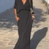 Women's Casual Dress Black Dress Plain Dress Long Dress Maxi Dress Pocket Daily Date Going Out Fashion Basic V Neck 3/4 Length Sleeve 2023 Loose Fit Black Color S M L XL XXL Size 2 Women's Casual Dress Black Dress Plain Dress Long Dress Maxi Dress Pocket Daily Date Going Out Fashion Basic V Neck 3/4 Length Sleeve 2023 Loose Fit Black Color S M L XL XXL Size -LIGHTINTHEBOX Shop ozhkpe1693907230081