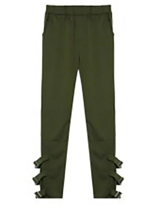 Women's Cargo Pants Harem Cigarette Full Length Pocket Drop Crotch Mid Waist Basic Business Black Army Green S M Summer Spring &Fall 10 Women's Cargo Pants Harem Cigarette Full Length Pocket Drop Crotch Mid Waist Basic Business Black Army Green S M Summer Spring &Fall - Image 8