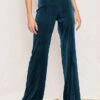 Women's Pants Trousers Flare Leggings Black Navy Blue Red & White High Waist Fashion Streetwear Party Street Vacation High Cut Micro-elastic Full Length Comfort Plain S M L XL 2XL -LIGHTINTHEBOX Shop pbkycz1689665322112