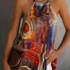 Women's Tank Top Halter Summer Tops Red Graphic Print Sleeveless Casual Weekend Basic Halter Neck Regular Fit 2 Women's Tank Top Halter Summer Tops Red Graphic Print Sleeveless Casual Weekend Basic Halter Neck Regular Fit -LIGHTINTHEBOX Shop pcwifc1679310619797