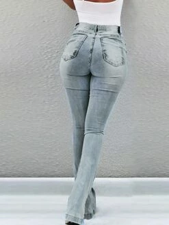 Women‘s Flare Jeans Pants Trousers Full Length Denim Split High Elasticity High Waist Fashion Casual Office Vacation Light Blue Bule S M Autumn / Fall 17 Women‘s Flare Jeans Pants Trousers Full Length Denim Split High Elasticity High Waist Fashion Casual Office Vacation Light Blue Bule S M Autumn / Fall -LIGHTINTHEBOX Shop pdfrjt1670512494173