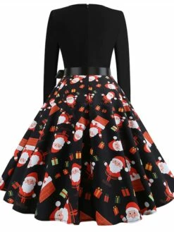 Women's Christmas Retro 1950s Vintage Dress Midi Dress Party Ruched Bow Fruit V Neck Long Sleeve Regular Fit Fall Winter 2023 Deep Green Black S M L XL 34 Women's Christmas Retro 1950s Vintage Dress Midi Dress Party Ruched Bow Fruit V Neck Long Sleeve Regular Fit Fall Winter 2023 Deep Green Black S M L XL -LIGHTINTHEBOX Shop phzmoh1695363824853