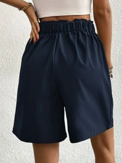 Women's Shorts Slacks Black Dark Gray Fuchsia High Waist Active Simple Casual Vacation Casual Daily Weekend Pocket Short Breathability Plain S M L XL -LIGHTINTHEBOX Shop pjnwsn1687333882546