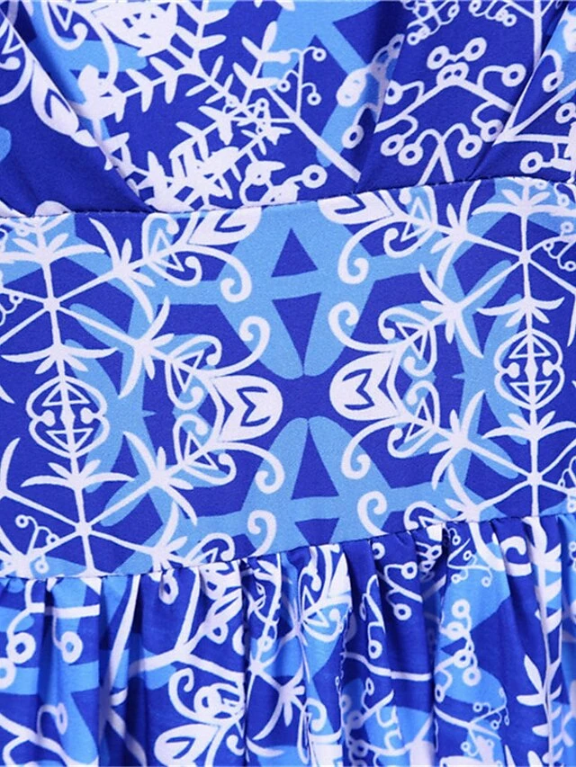 Women's Christmas Knee Length Dress Purple Black Red Navy Blue Light Blue Sleeveless Print Bow Print Fall Winter V Neck Casual Vintage2021 S M L XL XXL 21 Women's Christmas Knee Length Dress Purple Black Red Navy Blue Light Blue Sleeveless Print Bow Print Fall Winter V Neck Casual Vintage2021 S M L XL XXL - Image 19