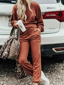 Women's Sweatshirt Tracksuit Pants Sets Orange Green Solid Color Drawstring Long Sleeve Outdoor Casual Active Round Neck Regular Fit Spring &Fall 13 Women's Sweatshirt Tracksuit Pants Sets Orange Green Solid Color Drawstring Long Sleeve Outdoor Casual Active Round Neck Regular Fit Spring &Fall -LIGHTINTHEBOX Shop plokmp1693825439453