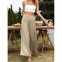 Casual High Waist Wide Leg Cotton Linen Stitching High Waist Loose Trousers Women's Pants 18 Casual High Waist Wide Leg Cotton Linen Stitching High Waist Loose Trousers Women's Pants -LIGHTINTHEBOX Shop plytug1655718516479