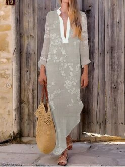 Women's Casual Dress Cotton Linen Dress Maxi Long Dress Polyester Fashion Casual Daily Outdoor Daily Vacation Split Neck Split Print Long Sleeve Summer Spring Fall 2023 Loose Fit White Navy Blue Blue 11 Women's Casual Dress Cotton Linen Dress Maxi Long Dress Polyester Fashion Casual Daily Outdoor Daily Vacation Split Neck Split Print Long Sleeve Summer Spring Fall 2023 Loose Fit White Navy Blue Blue -LIGHTINTHEBOX Shop pnlcdu1690515181719