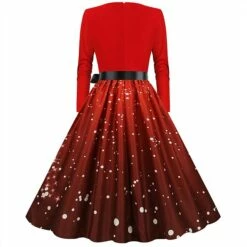 Women's Christmas Party Dress Swing DressKnee Length Dress Green Wine Dark Green Red Black Long Sleeve Santa Claus Elk Snowman Print Fall Winter V Neck Vintage Party Elegant Party 2022 S M L XL XXL 34 Women's Christmas Party Dress Swing DressKnee Length Dress Green Wine Dark Green Red Black Long Sleeve Santa Claus Elk Snowman Print Fall Winter V Neck Vintage Party Elegant Party 2022 S M L XL XXL -LIGHTINTHEBOX Shop pnpnlc1665475512548