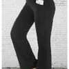 Women's Pants Trousers Black Casual Lounge Daily Weekend Micro-elastic Full Length Solid Color L XL XXL 3XL 4XL -LIGHTINTHEBOX Shop pwblxl1660126825127