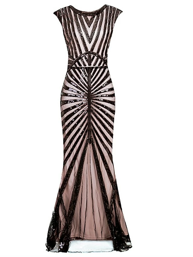 Women‘s Halloween Dress Prom Dress Party Dress Sequin Dress Black Dress Long Dress Maxi Dress Silver Pink Sleeveless Pure Color Sequins Summer Spring Crew Neck Party Evening Party Vacation 7 Women‘s Halloween Dress Prom Dress Party Dress Sequin Dress Black Dress Long Dress Maxi Dress Silver Pink Sleeveless Pure Color Sequins Summer Spring Crew Neck Party Evening Party Vacation - Image 5