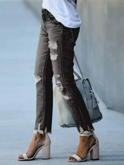 Women‘s Low Rise Jeans Skinny Pants Trousers Full Length Denim Ripped Micro-elastic Mid Waist Fashion Streetwear Street Daily Black Dark Navy S M Fall Winter 26 Women‘s Low Rise Jeans Skinny Pants Trousers Full Length Denim Ripped Micro-elastic Mid Waist Fashion Streetwear Street Daily Black Dark Navy S M Fall Winter -LIGHTINTHEBOX Shop qadwek1693811777382