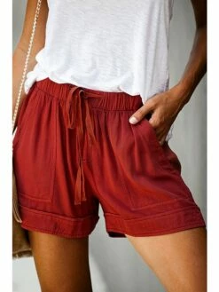 Women's Basic Essential Casual Shorts Wide Leg Baggy Pocket Short Daily Holiday Micro-elastic Simple Cotton Blend Lightweight Outdoor Mid Waist Light Blue Wine Red Pink ArmyGreen Orange & Red 27 Women's Basic Essential Casual Shorts Wide Leg Baggy Pocket Short Daily Holiday Micro-elastic Simple Cotton Blend Lightweight Outdoor Mid Waist Light Blue Wine Red Pink ArmyGreen Orange & Red -LIGHTINTHEBOX Shop qcachd1602653033438