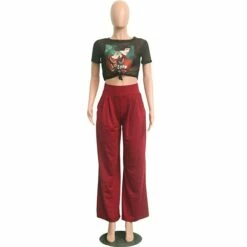 Women's Culottes Wide Leg Chinos Slacks Pants Trousers Yellow Wine Army Green Mid Waist Basic Work Casual Daily Weekend Stretchy Full Length Solid Colored S M L XL XXL -LIGHTINTHEBOX Shop qeddlz1675319871648