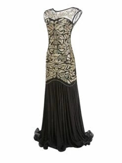 Women's Retro 1920s Sequin Dress Long Dress Maxi Dress Party Halloween Sequins Ruffle Leaf Crewneck Sleeveless Regular Fit Spring Fall 2023 Black Red S M L XL 23 Women's Retro 1920s Sequin Dress Long Dress Maxi Dress Party Halloween Sequins Ruffle Leaf Crewneck Sleeveless Regular Fit Spring Fall 2023 Black Red S M L XL -LIGHTINTHEBOX Shop qtwxdr1692947220867