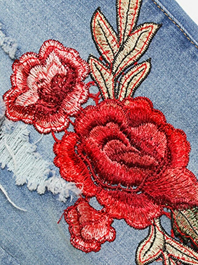 Women's Jeans Straight Full Length Fashion Streetwear Street Daily Robin's Egg Blue S M Fall Winter 13 Women's Jeans Straight Full Length Fashion Streetwear Street Daily Robin's Egg Blue S M Fall Winter - Image 11