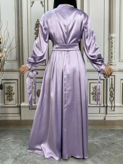 Women's Long Dress Maxi Dress Party Dress Casual Dress Satin Dress Pure Color Fashion Streetwear Outdoor Daily Holiday Lace Up Ruched Long Sleeve Stand Collar Dress Loose Fit Black Royal Blue Purple 26 Women's Long Dress Maxi Dress Party Dress Casual Dress Satin Dress Pure Color Fashion Streetwear Outdoor Daily Holiday Lace Up Ruched Long Sleeve Stand Collar Dress Loose Fit Black Royal Blue Purple -LIGHTINTHEBOX Shop qxfexn1679455519793