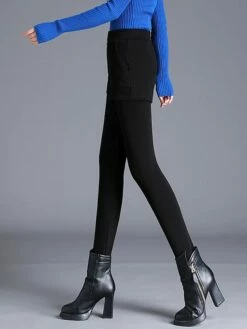 Women's Tights Pants Trousers Fleece Lined Grey Black High Waist Fashion Streetwear Street Daily Daily Wear Pocket Full Length Comfort Solid Color M L XL XXL XXXL 16 Women's Tights Pants Trousers Fleece Lined Grey Black High Waist Fashion Streetwear Street Daily Daily Wear Pocket Full Length Comfort Solid Color M L XL XXL XXXL -LIGHTINTHEBOX Shop ravqha1692348083271