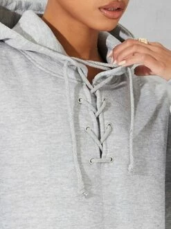 Women's Casual Dress Hoodie Dress Winter Dress Mini Dress Drawstring Daily Date Going Out Fashion Basic Hooded Long Sleeve 2023 Loose Fit Black Gray Color M L XL Size -LIGHTINTHEBOX Shop reavyz1693813857692