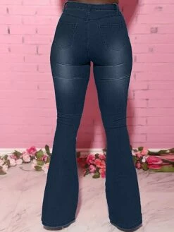 Women‘s Flare Jeans Bootcut Bell Bottom Full Length Cotton Denim Micro-elastic Mid Waist Fashion Streetwear Street Daily Robin‘s Egg Blue Dark Navy XL 2XL Fall Winter 20 Women‘s Flare Jeans Bootcut Bell Bottom Full Length Cotton Denim Micro-elastic Mid Waist Fashion Streetwear Street Daily Robin‘s Egg Blue Dark Navy XL 2XL Fall Winter -LIGHTINTHEBOX Shop rilqqf1694586804634