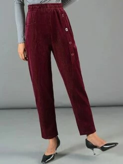 Women's Fleece Pants Pants Trousers Harem Pants Wine Black Coffee Fashion Streetwear Daily Daily Wear Vacation Pocket Full Length Breathability Plain XL 2XL 3XL 4XL 5XL 15 Women's Fleece Pants Pants Trousers Harem Pants Wine Black Coffee Fashion Streetwear Daily Daily Wear Vacation Pocket Full Length Breathability Plain XL 2XL 3XL 4XL 5XL -LIGHTINTHEBOX Shop rpbeer1691644716747