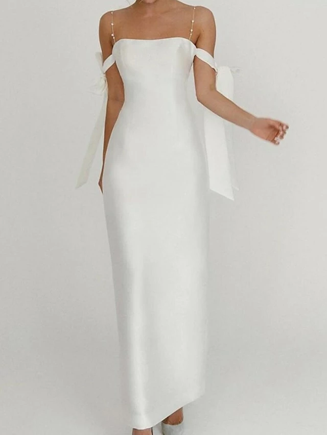 Women‘s Party Dress Satin Dress Sheath Dress Long Dress Maxi Dress Green Black Blue Sleeveless Pure Color Mesh Spring Summer Off Shoulder Modern Party Slim 2023 S M L XL XXL 3 Women‘s Party Dress Satin Dress Sheath Dress Long Dress Maxi Dress Green Black Blue Sleeveless Pure Color Mesh Spring Summer Off Shoulder Modern Party Slim 2023 S M L XL XXL